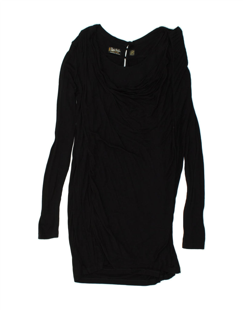 REPLAY Womens Long Sleeve Basic Dress UK 14 Medium Black | Vintage Replay | Thrift | Second-Hand Replay | Used Clothing | Messina Hembry 