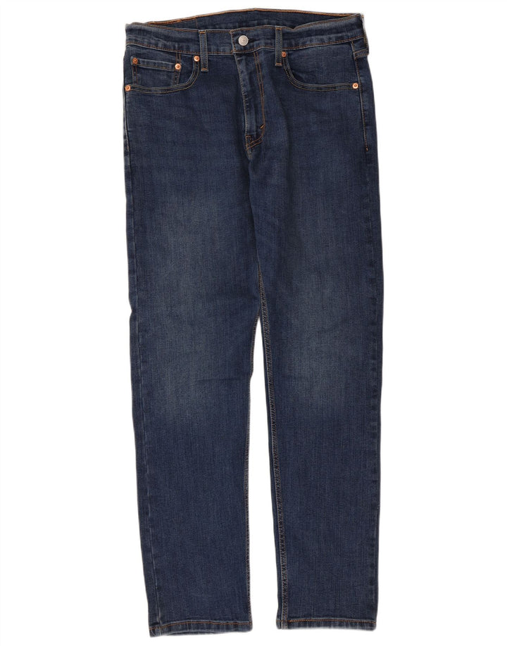 Levi's Mens 502 Tapered Jeans W32 L32 Blue Cotton