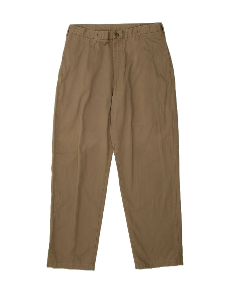 WRANGLER Mens Straight Chino Trousers W36 L32 Beige Cotton Vintage Wrangler and Second-Hand Wrangler from Messina Hembry 