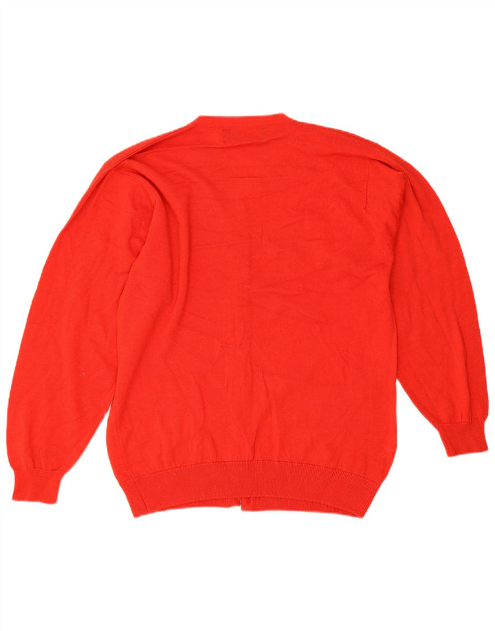 Pringle Womens Oversized Cardigan Sweater IT 40 Small Red New Wool