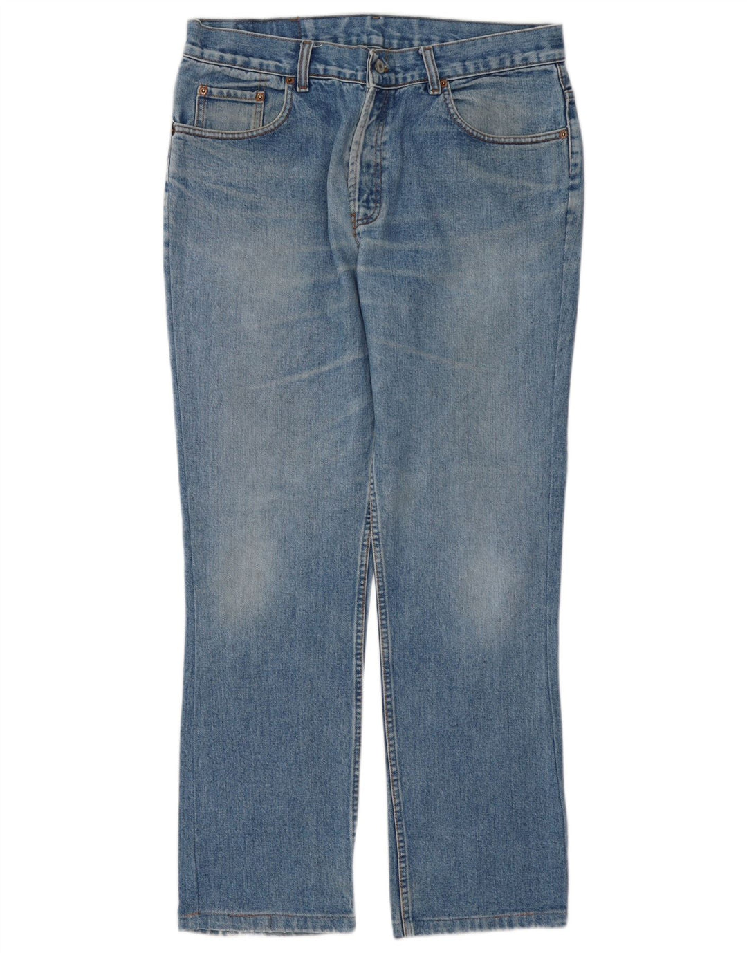 Levi's Mens 501 Straight Jeans W36 L32 Blue Cotton