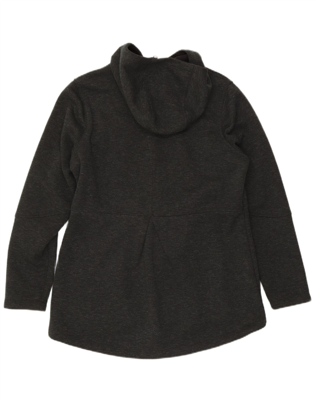 The North Face Womens Zip Hoodie Sweater UK 16 Large Grey Polyester