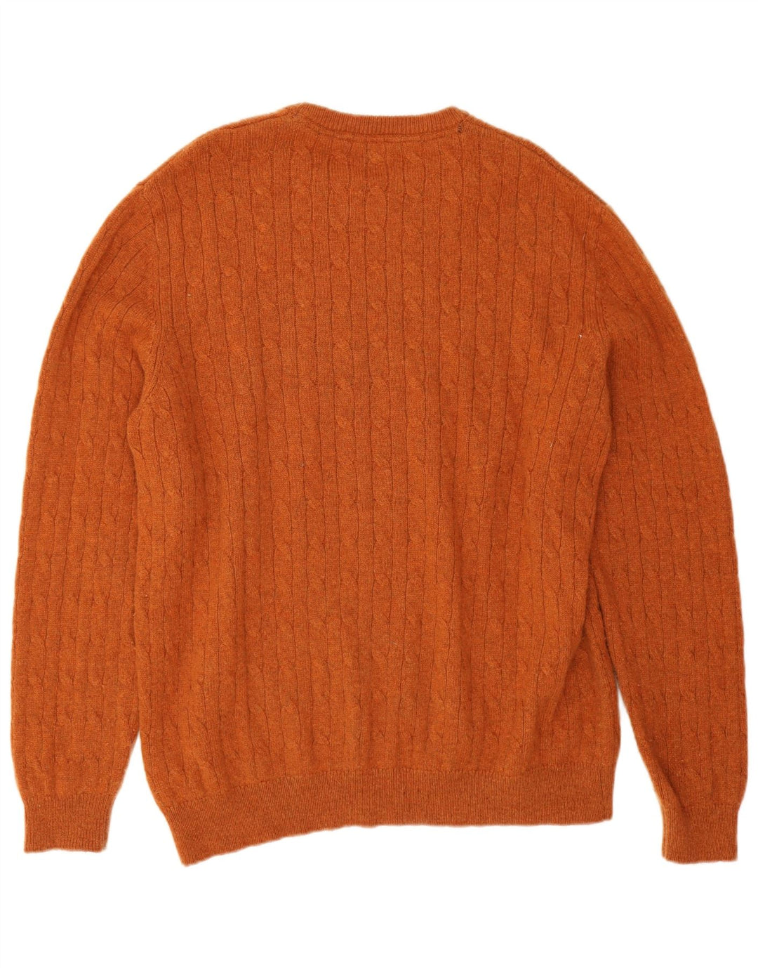 Crew Clothing Mens Crew Neck Jumper Sweater 2XL Brown Lambswool