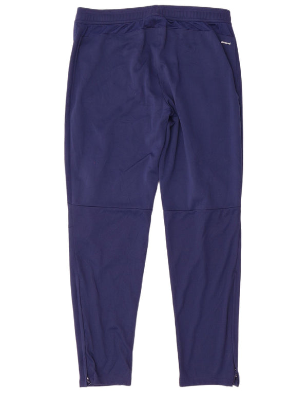 Adidas Womens Climacool Tracksuit Trousers UK 20/22 XL Navy Blue Polyester