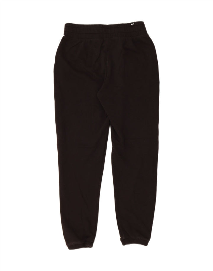 PUMA Mens Graphic Tracksuit Trousers Joggers Small  Black Colourblock Vintage Puma and Second-Hand Puma from Messina Hembry 