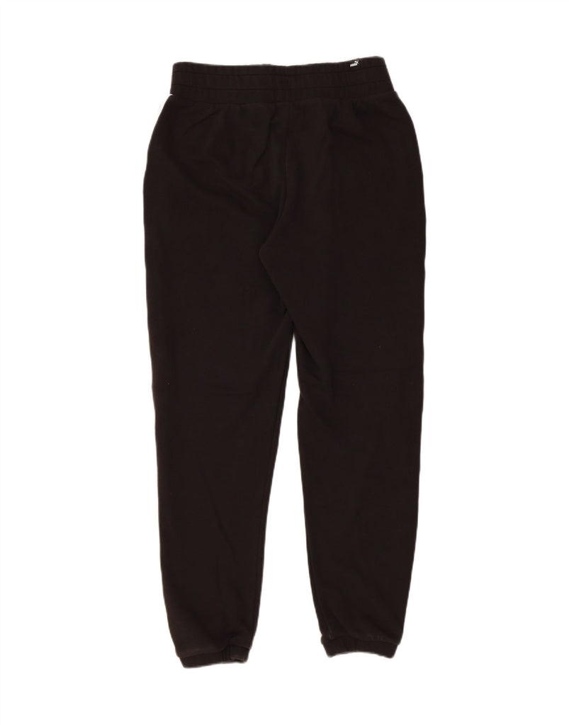 PUMA Mens Graphic Tracksuit Trousers Joggers Small  Black Colourblock Vintage Puma and Second-Hand Puma from Messina Hembry 