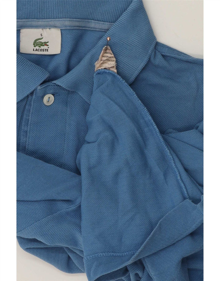 Lacoste Mens Polo Shirt Size 5 Large Blue Cotton