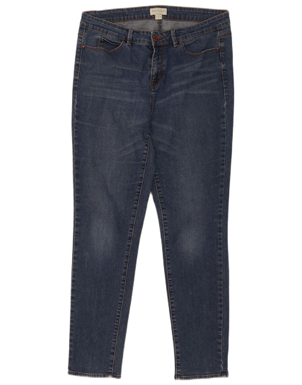 Monsoon Womens Skinny Jeans UK 14 Large W32 L30 Blue Cotton