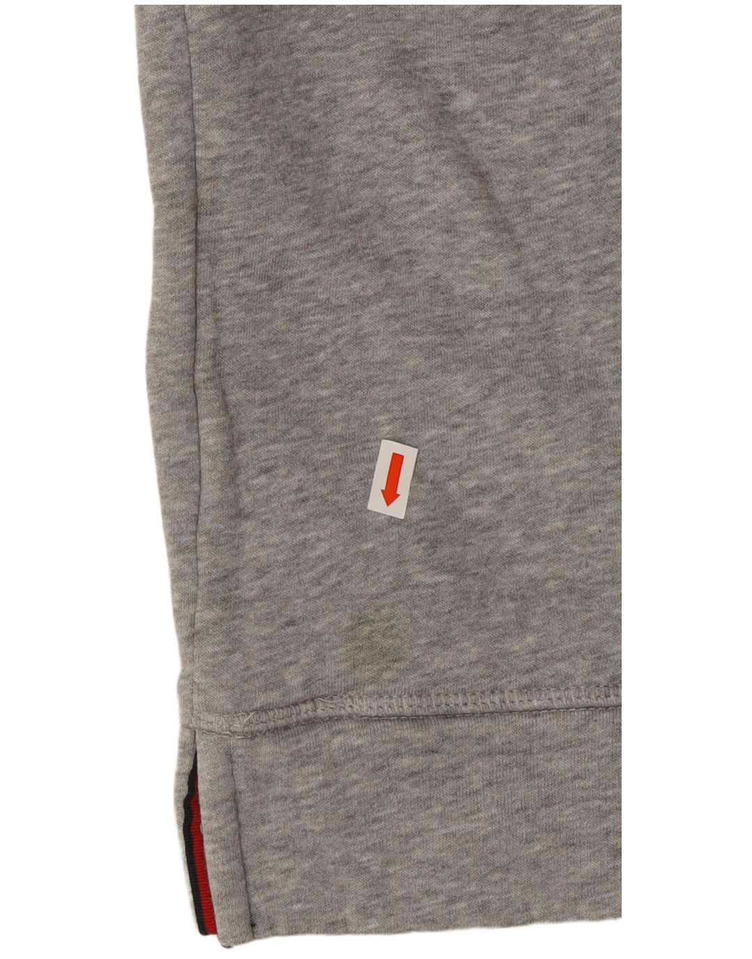 TOMMY HILFIGER Womens Oversized Graphic Hoodie Jumper UK 14 Medium Grey