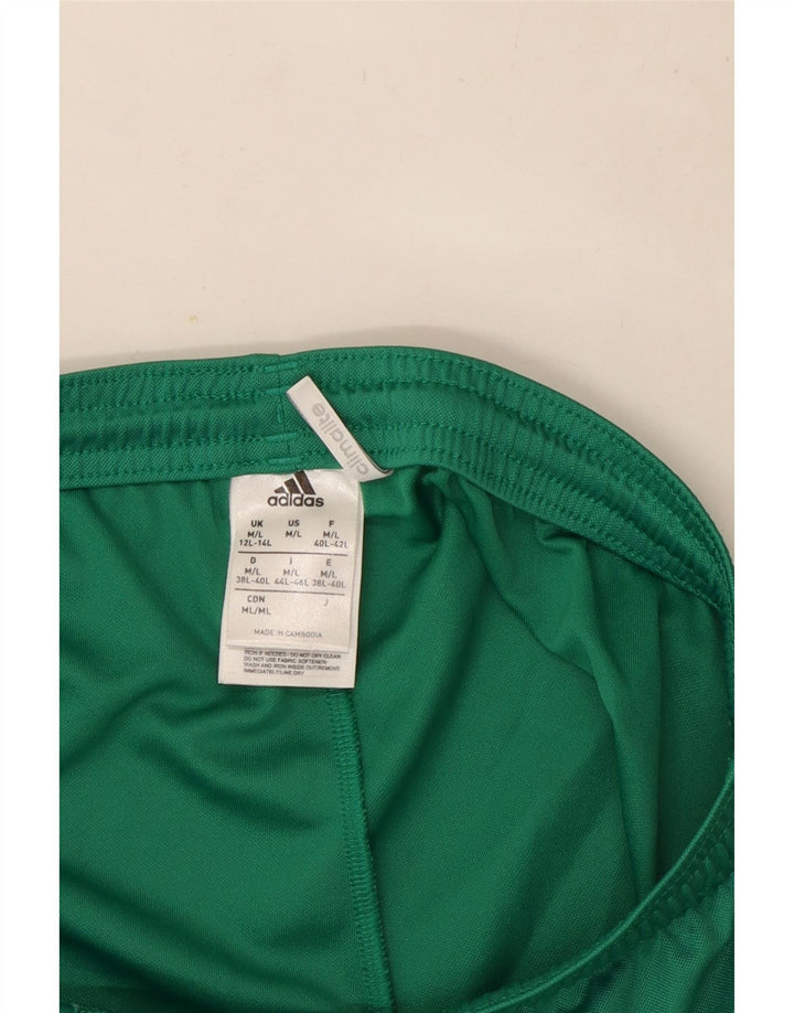Adidas Womens Climalite Sport Shorts UK 12/14 Medium  Green Polyester