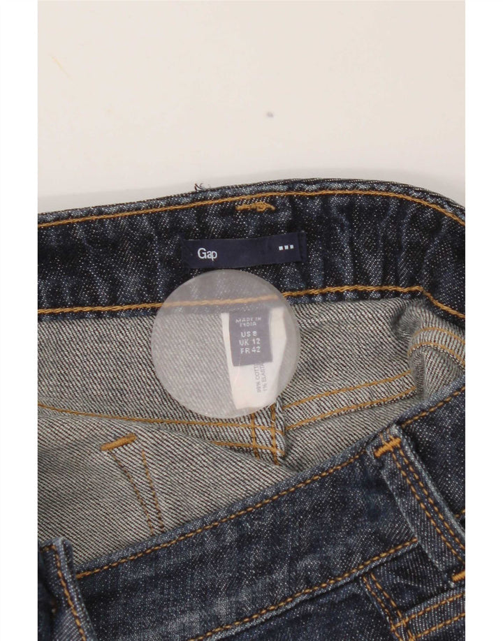 Gap Womens Mini Denim Skirt UK 12 Medium W32 Navy Blue Cotton