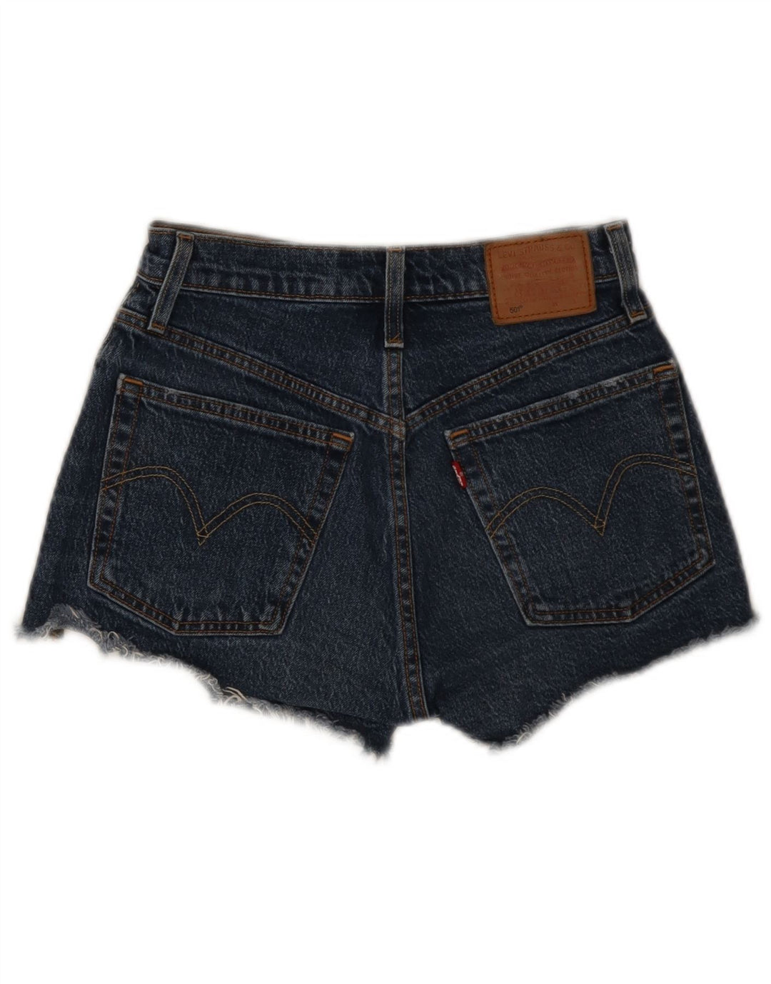 Levi's Womens 501 Denim Hot Pants W26 Small Blue
