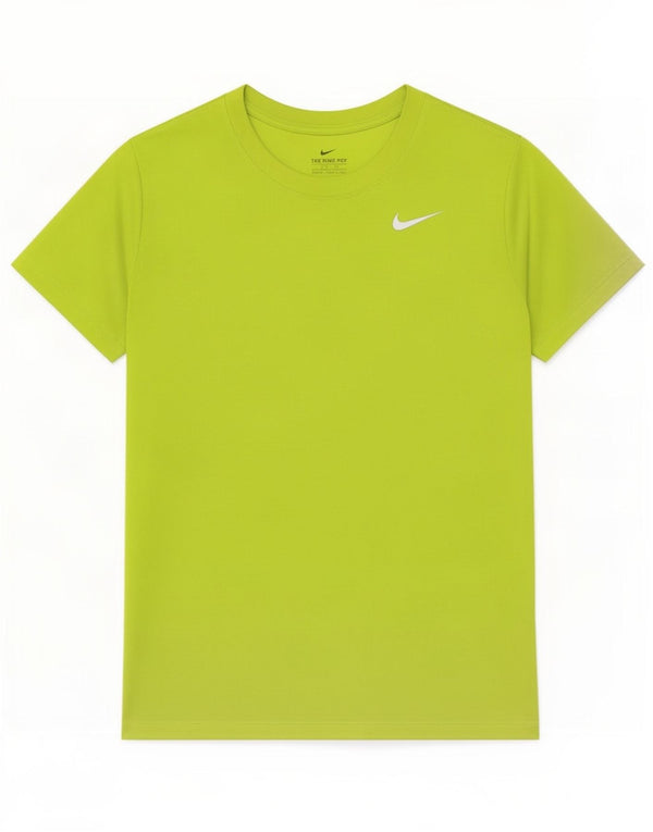Nike Womens Dri Fit T-Shirt Top UK 16 Large Green Polyester