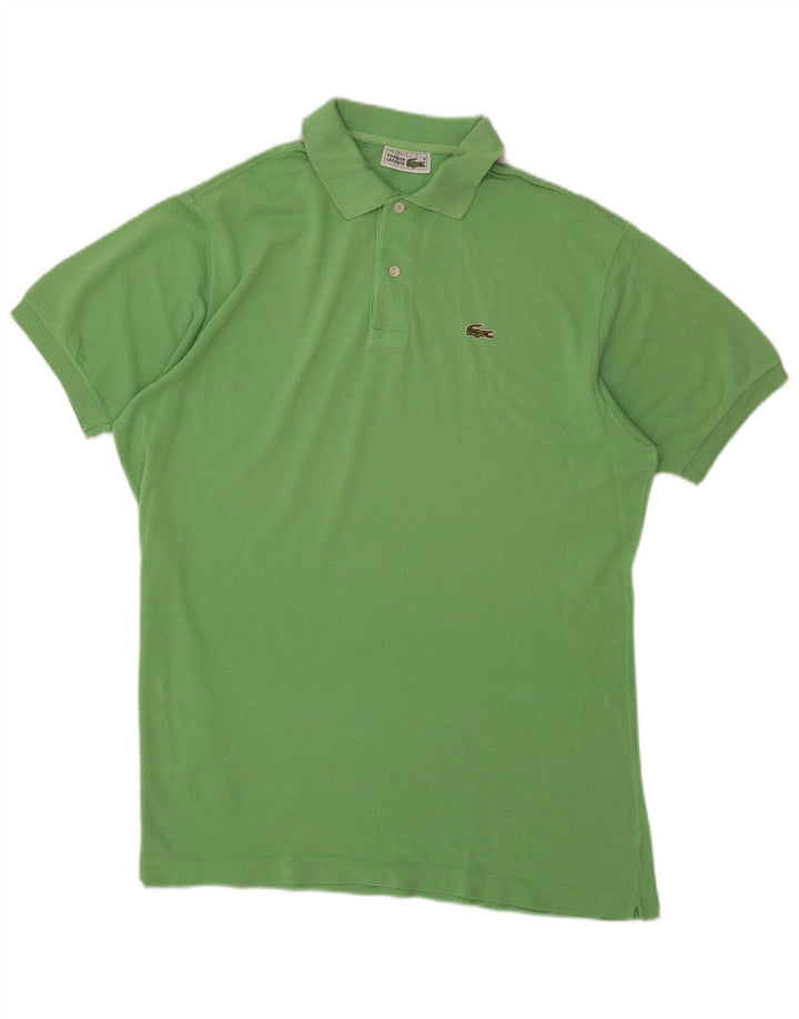 Lacoste Mens Polo Shirt Size 7 2XL Green Cotton