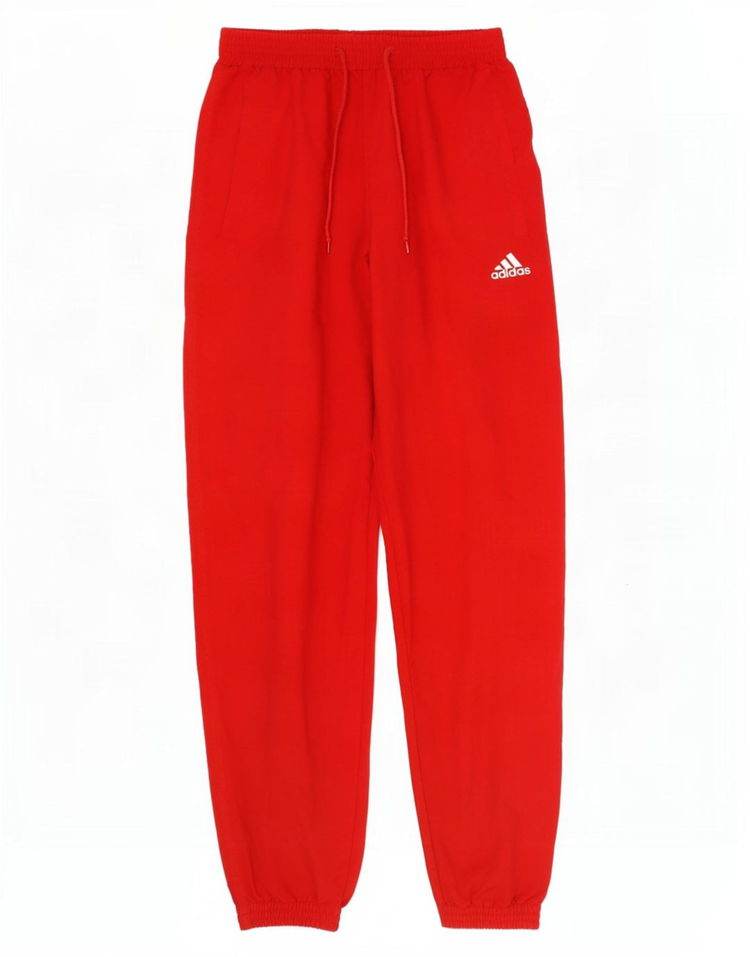 Adidas Mens Tracksuit Trousers Joggers Large Red Polyester