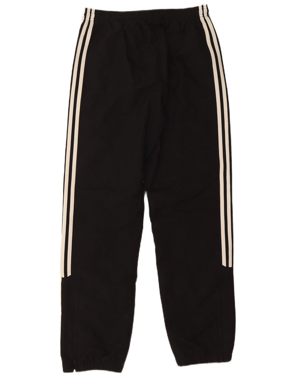 Adidas Womens Tracksuit Trousers Joggers UK 10 Small Black Polyester