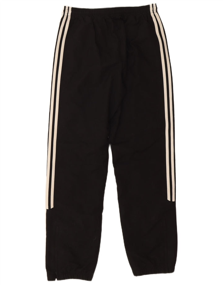 Adidas Womens Tracksuit Trousers Joggers UK 10 Small Black Polyester