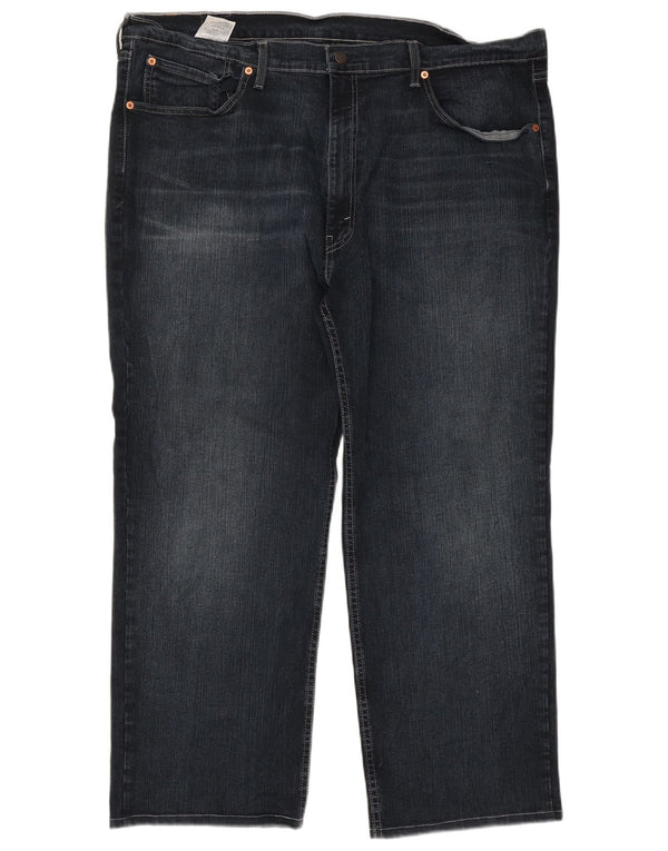 Levi's Mens 559 Relaxed Fit Straight Jeans W44 L28 Navy Blue Cotton