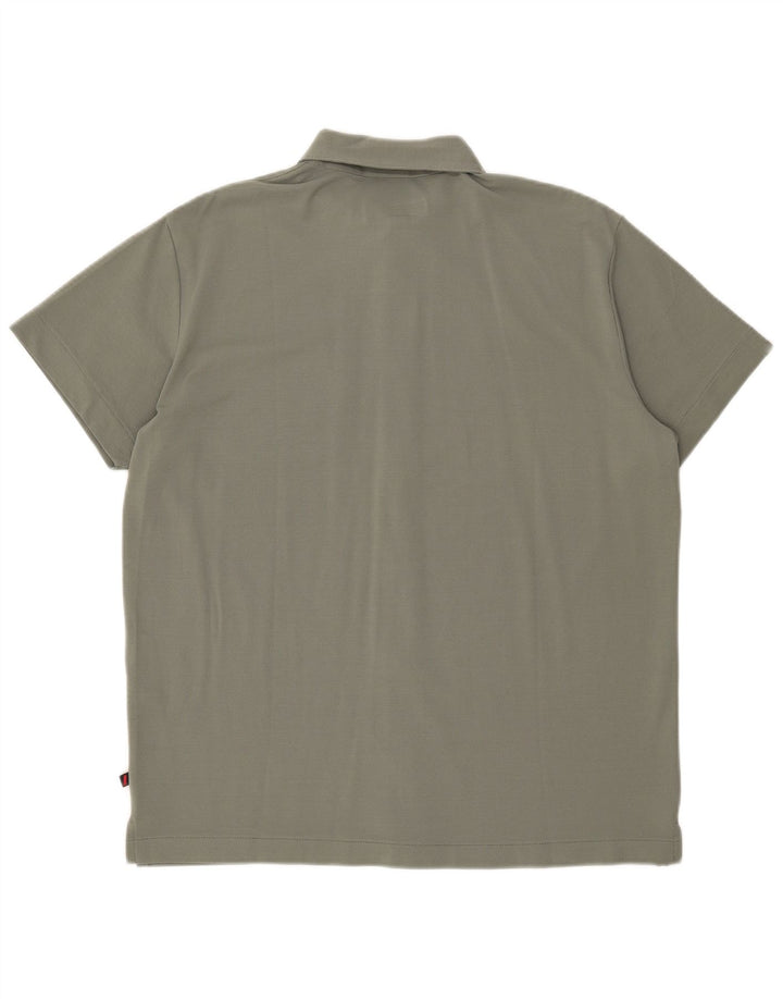 Marlboro Classics Mens Short Sleeve Shirt XL Khaki Tactel