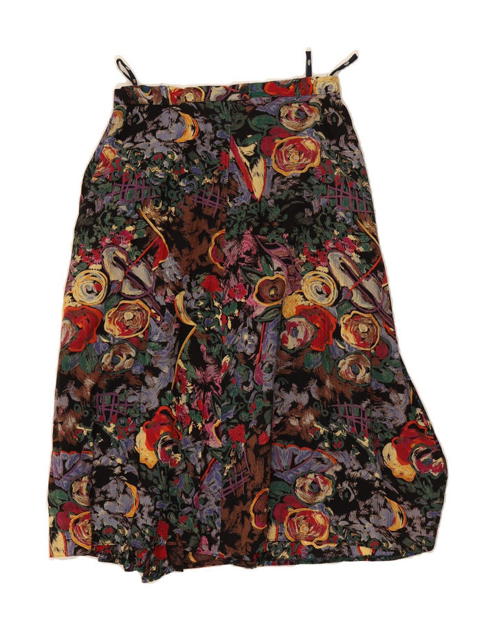 YOUR SIXTH SENSE Womens A-Line Skirt EU 38 Medium W28 Multicoloured Floral Vintage Your Sixth Sense and Second-Hand Your Sixth Sense from Messina Hembry 