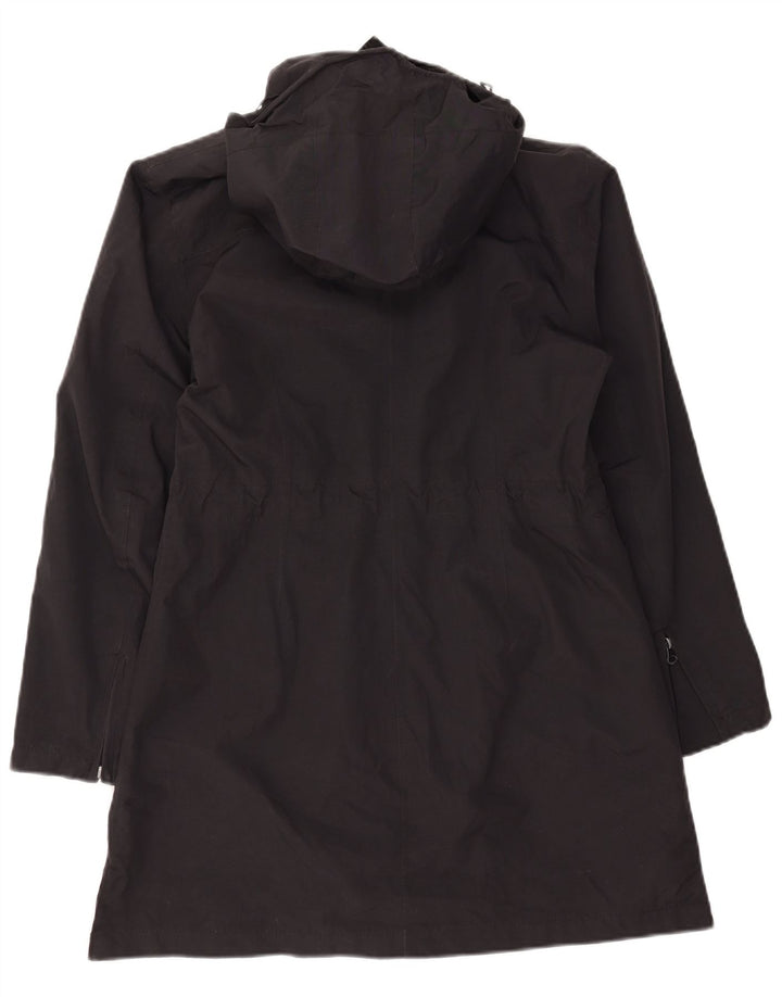 TUCANO URBANO Womens Hooded Parka Jacket UK 10 Small Black Polyester