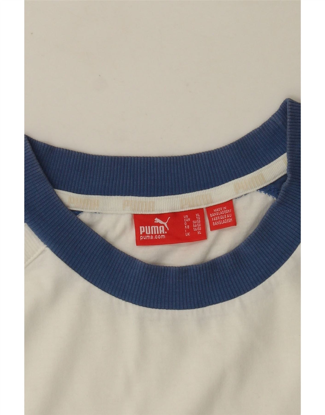 PUMA Mens Graphic Vest Top XL White Colourblock