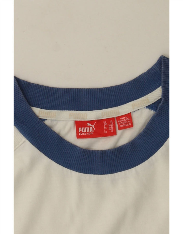 PUMA Mens Graphic Vest Top XL White Colourblock