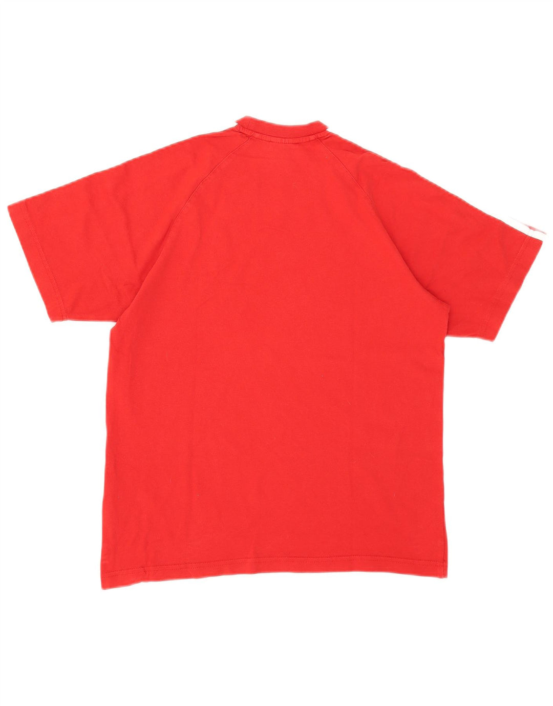 Adidas Mens T-Shirt Top Small Red Cotton