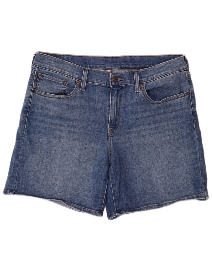 Levi's Womens Denim Shorts W30 Medium Blue Cotton