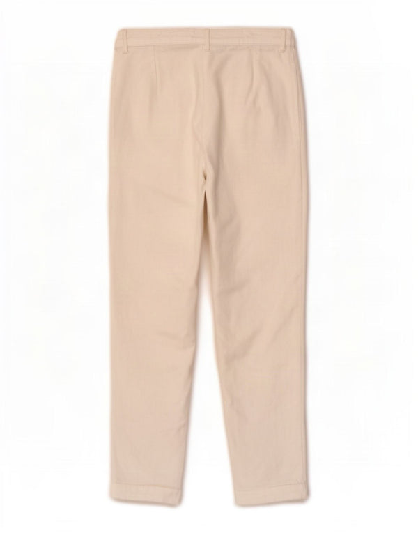 Crew Clothing Womens Straight Chino Trousers UK 10 Small W26 L28 White