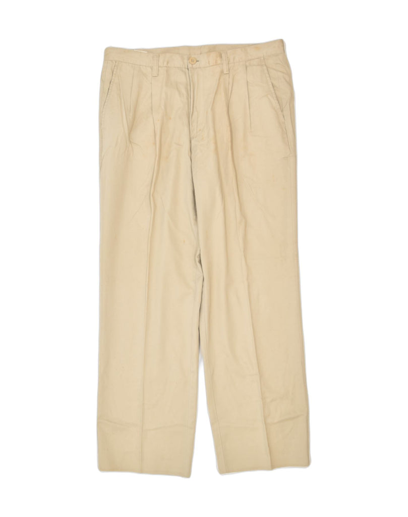 RIFLE Mens Pegged Chino Trousers W36 L29 Beige Cotton | Vintage | Thrift | Second-Hand | Used Clothing | Messina Hembry 