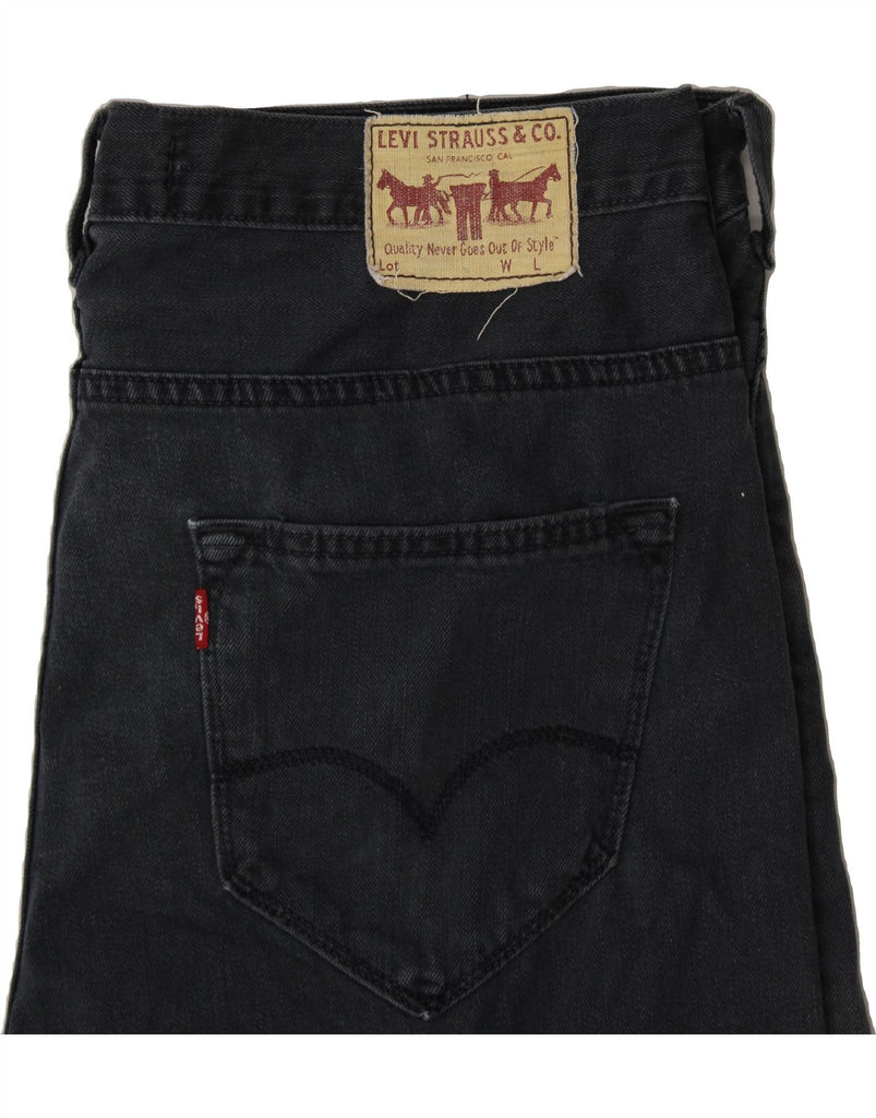 LEVI'S Mens 504 Denim Shorts W38 XL Grey Vintage Levi's and Second-Hand Levi's from Messina Hembry 