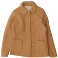 Marks & Spencer Womens Oversized Fleece Jacket UK 10 Small Beige Polyester