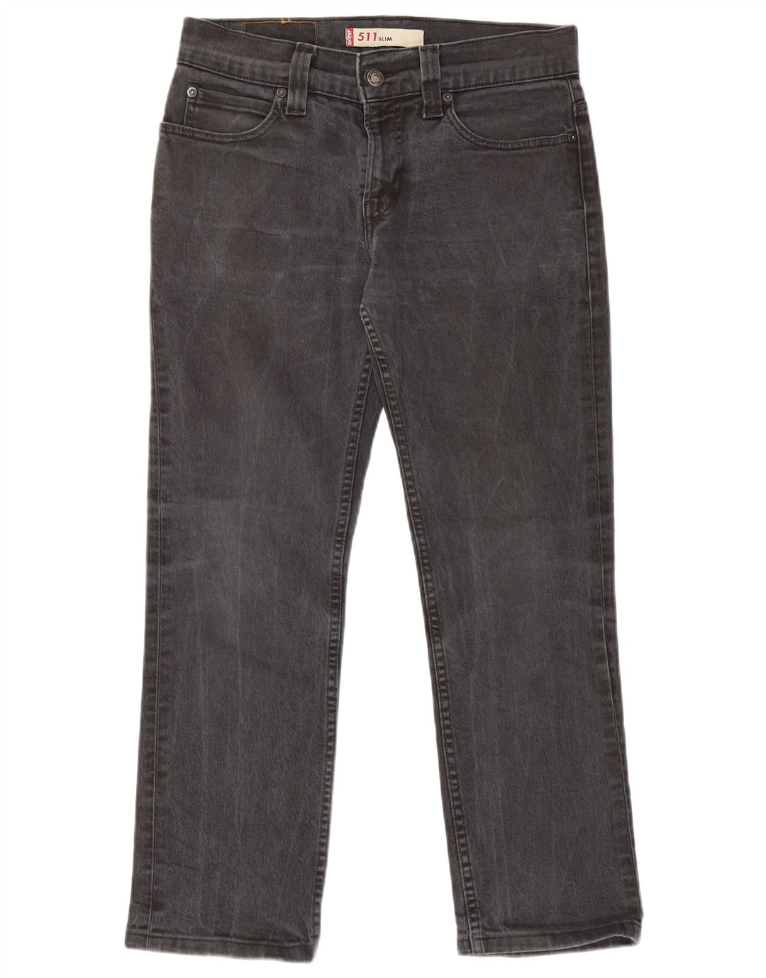 Levi's Mens 511 Slim Jeans W31 L26 Black Cotton