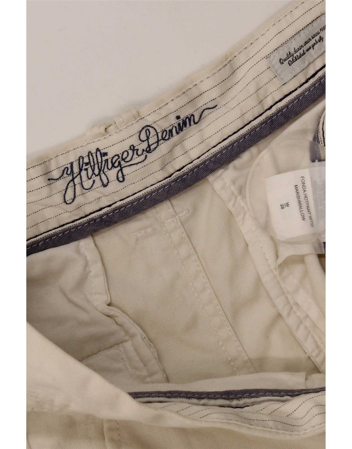 Tommy Hilfiger Womens Chino Shorts W28 Medium Beige Cotton