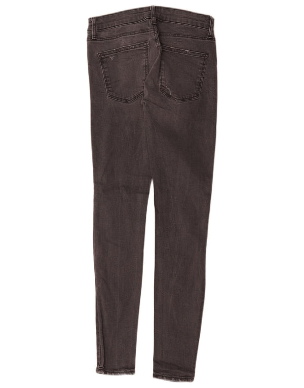 Zara Womens Skinny Jeans EU 34 2XS W24 L28 Grey Cotton