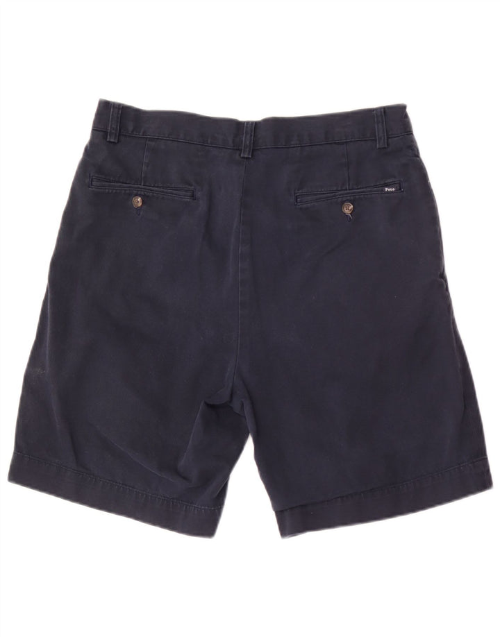 Polo Ralph Lauren Mens Pegged Chino Shorts W31 Medium Navy Blue