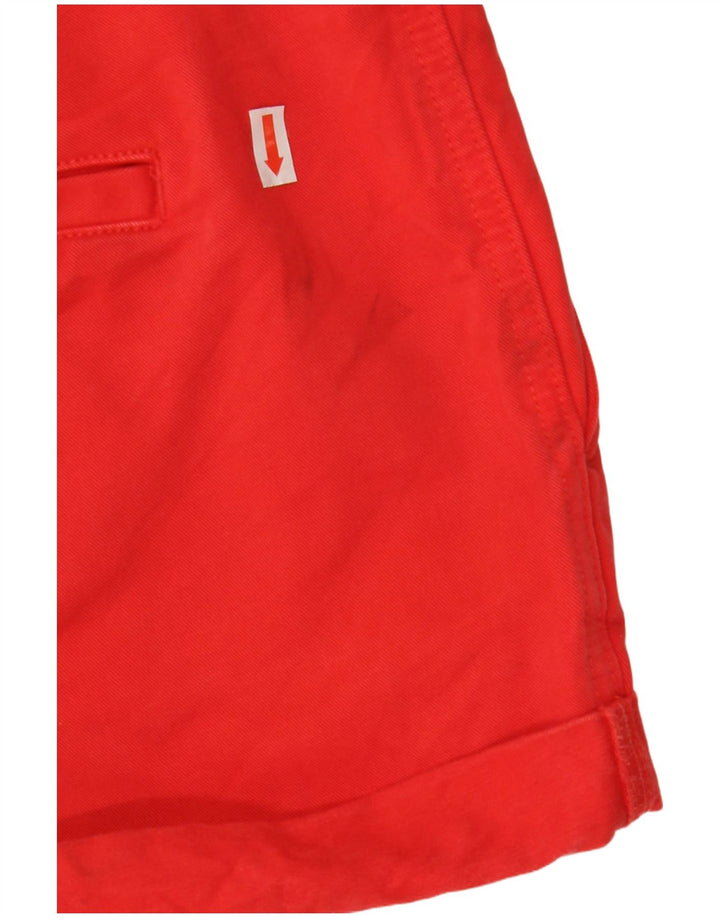 Jack Wills Womens Chino Shorts UK 12 Medium W32  Red