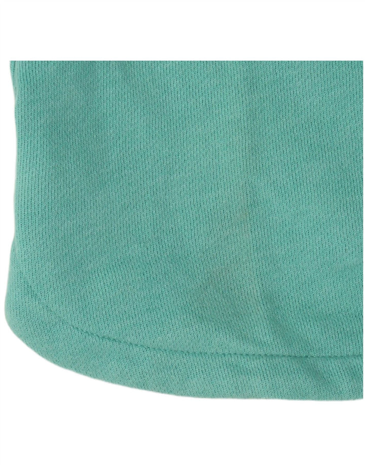 IZOD Womens Oversized Sweatshirt Jumper UK 18 XL Turquoise Cotton