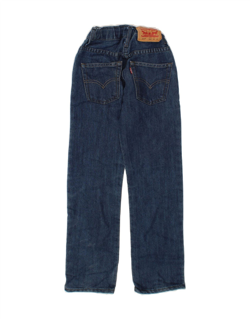 LEVI'S Boys 511 Slim Jeans 7-8 Years W24 L22 Blue Cotton Vintage Levi's and Second-Hand Levi's from Messina Hembry 