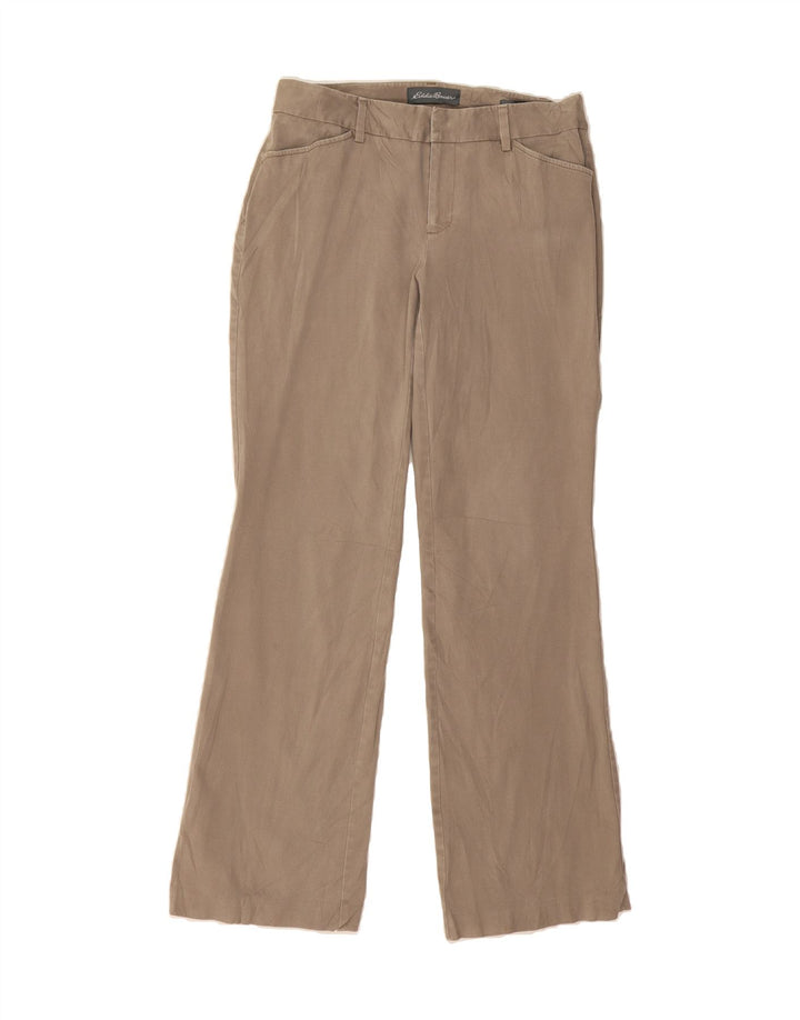 EDDIE BAUER Womens Bootcut Casual Trousers US 10 Large W32 L32 Beige Vintage Eddie Bauer and Second-Hand Eddie Bauer from Messina Hembry 