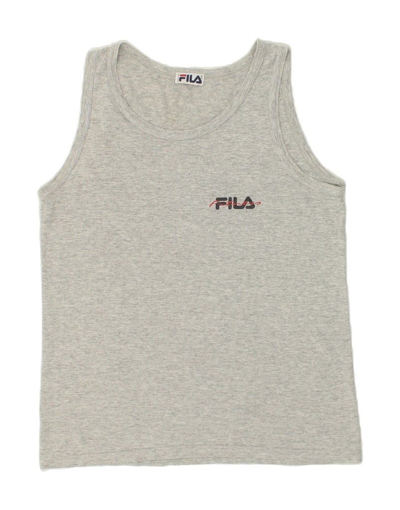 FILA Mens Vest Top Small Grey | Vintage Fila | Thrift | Second-Hand Fila | Used Clothing | Messina Hembry 