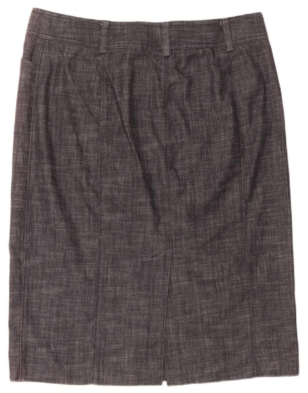 J. CREW Womens Straight Skirt US 12 Large W32  Grey Cotton