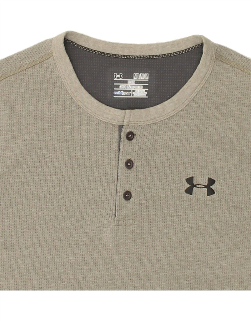 UNDER ARMOUR Mens Cold Gear T-Shirt Top Medium Grey | Vintage Under Armour | Thrift | Second-Hand Under Armour | Used Clothing | Messina Hembry 