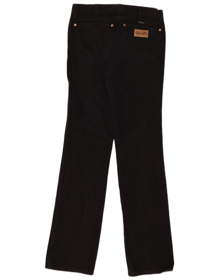 Wrangler Mens Evolution Straight Jeans W32 L36 Black Cotton