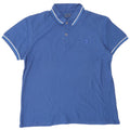 LOTTO Mens Polo Shirt Large Blue Cotton
