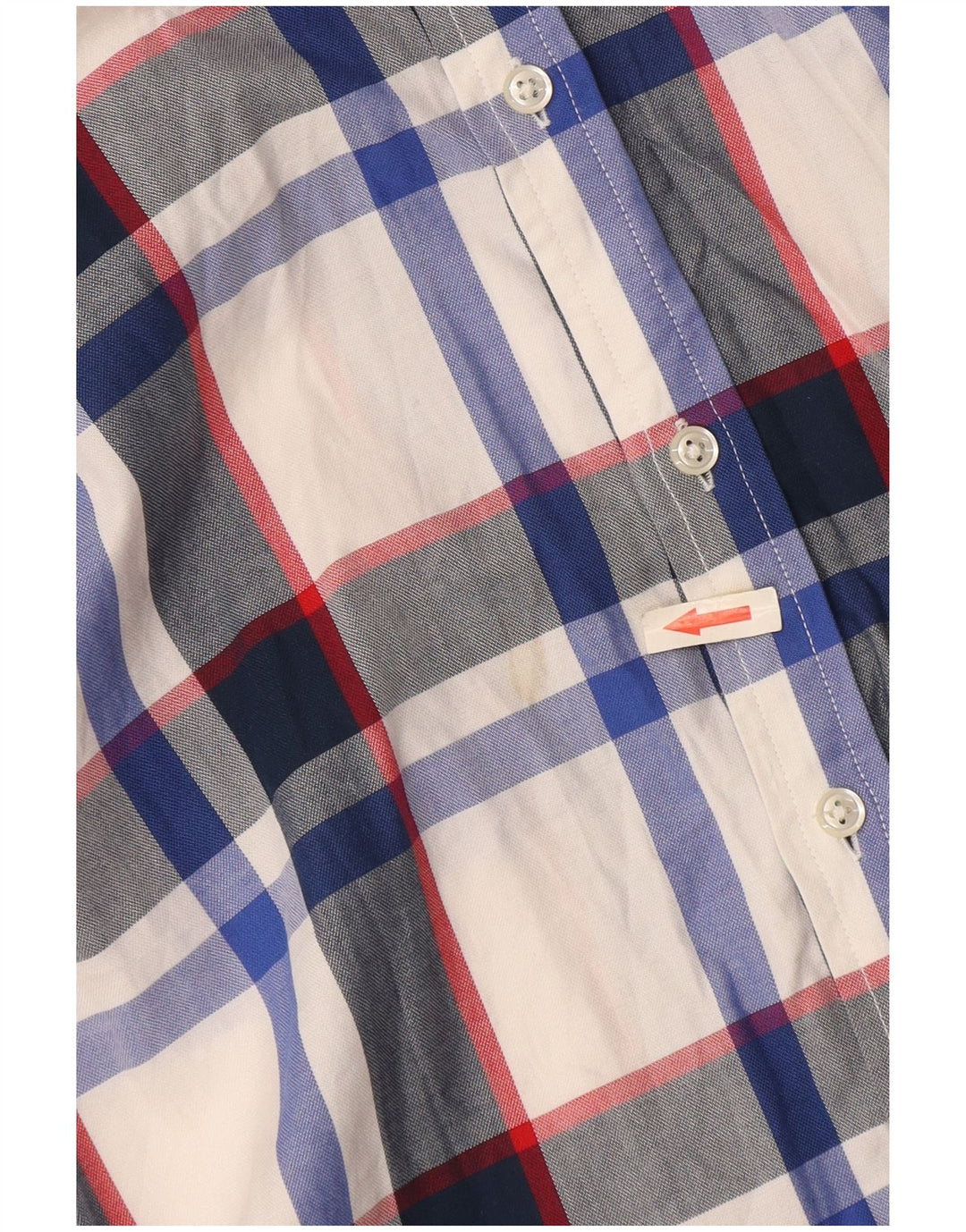 Tommy Hilfiger Mens Slim Fit Shirt Small Multicoloured Check Cotton