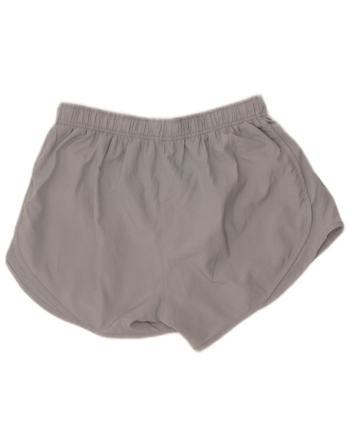 NIKE Womens Dri Fit Sport Shorts UK 14 Large  Grey