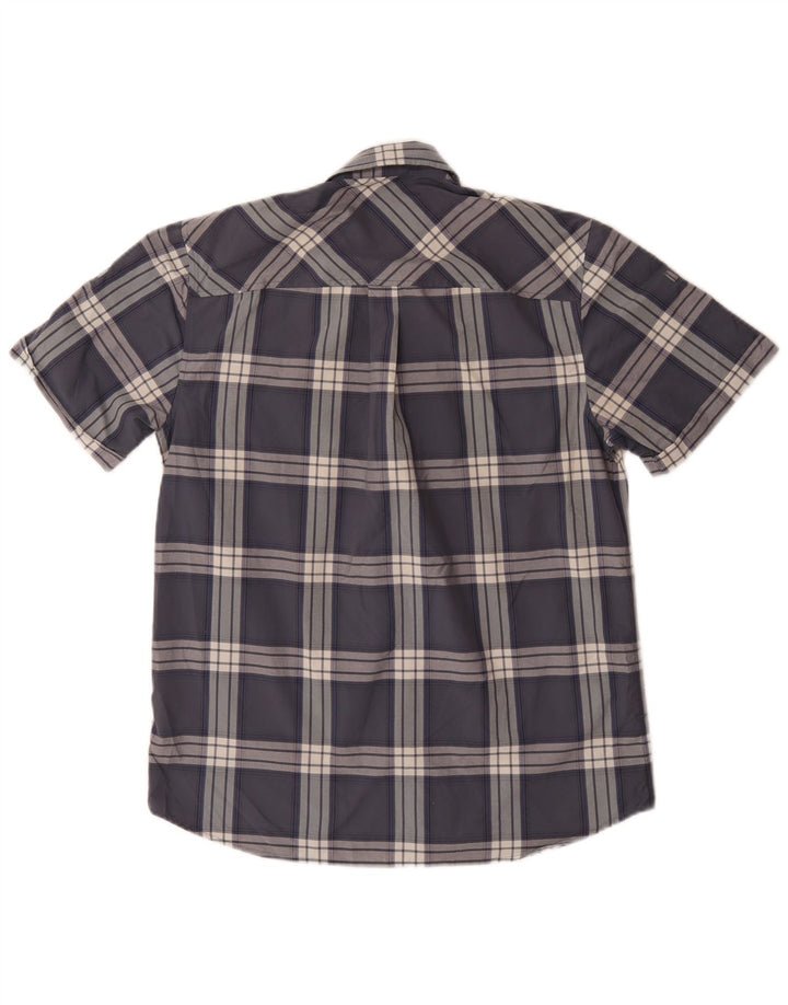 Rohan Mens Short Sleeve Shirt Small Blue Check Polyamide