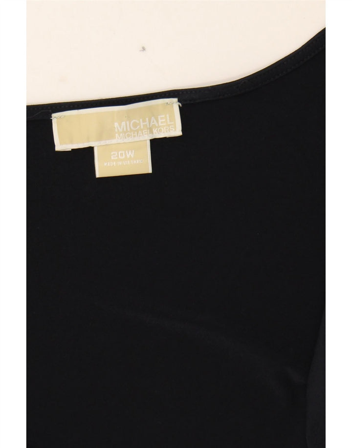 MICHAEL KORS Womens Sleeveless Basic Dress US 20 3XL Navy Blue Polyester Vintage Michael Kors and Second-Hand Michael Kors from Messina Hembry 